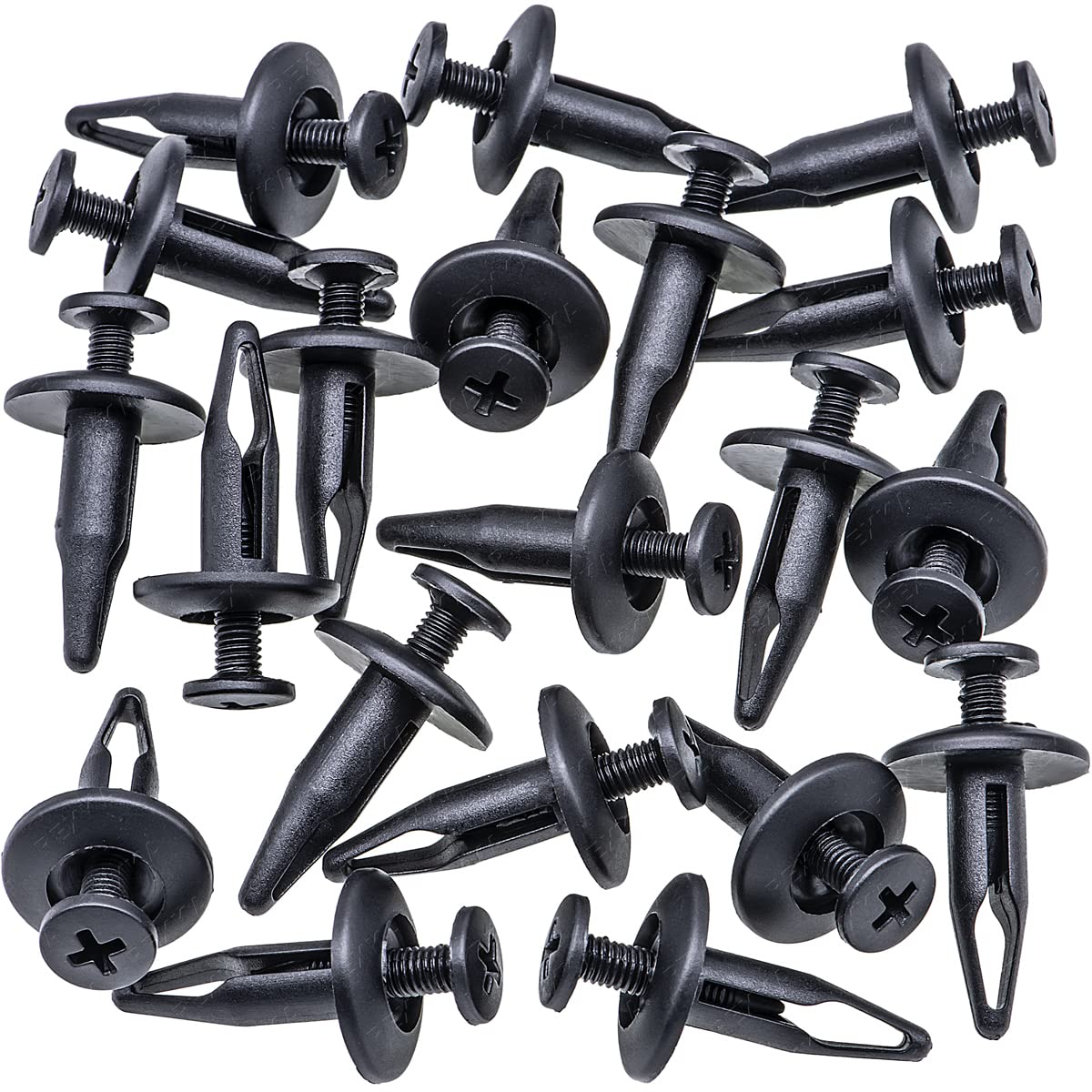 Amazon.com: Rexka 20pcs Radiator Shroud & Trim Retainer Push-Type